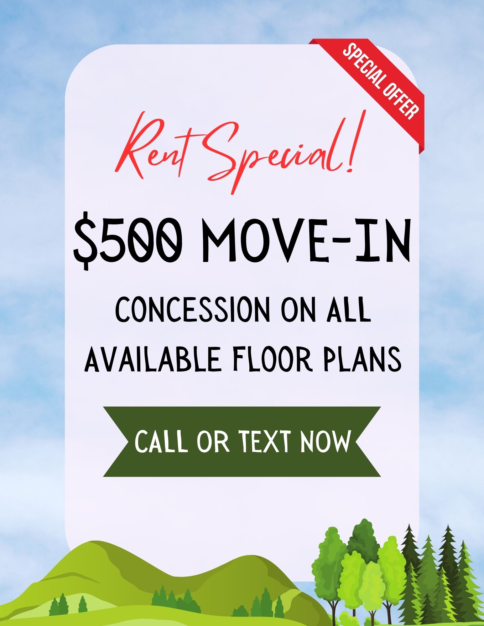 Rent Special